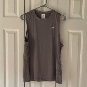 Gray Reebok Workout Muscle Tank